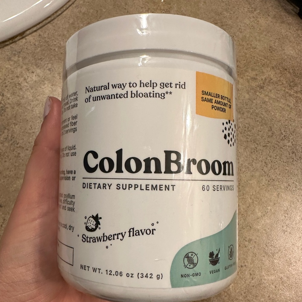 NEVER OPENED COLON BROOM